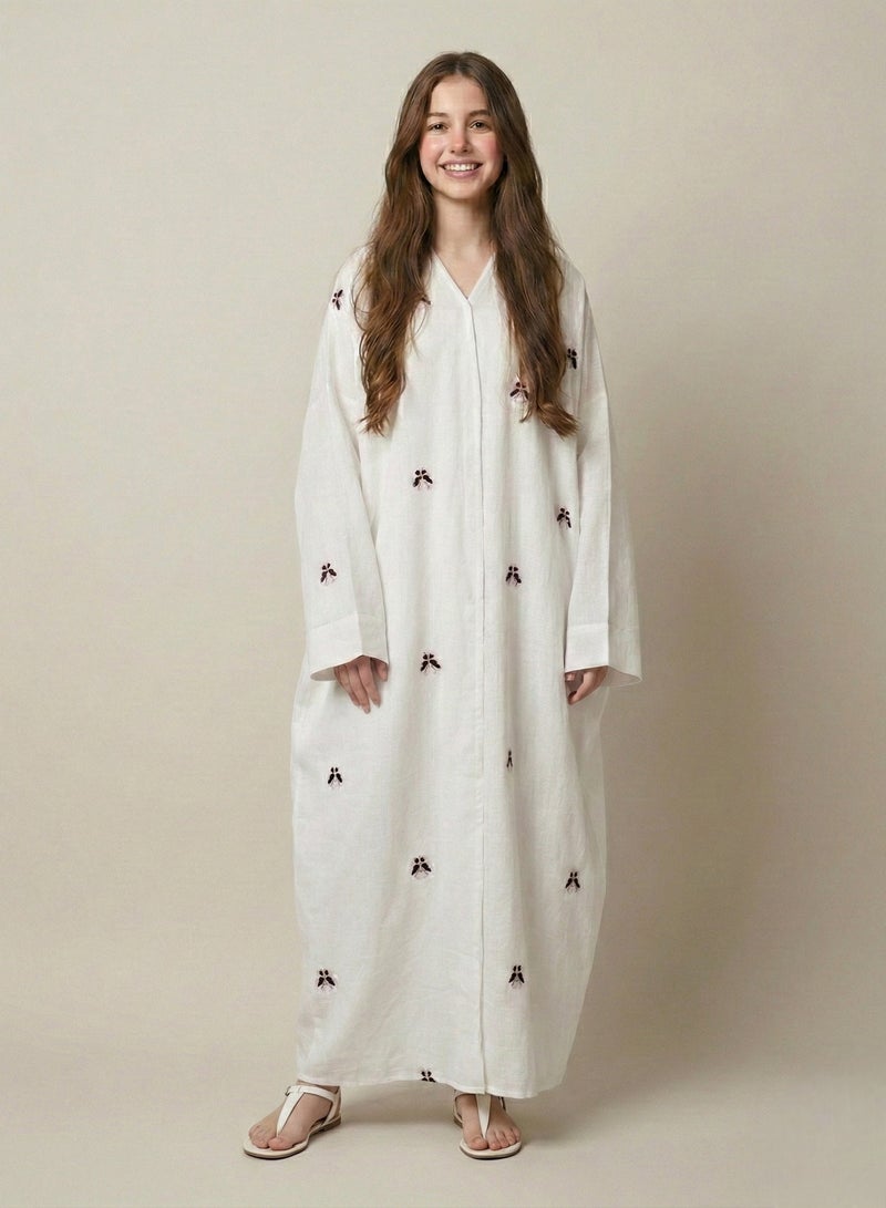 BHNS Abayas for school and abayas for the confusing age | Abaya for the confusing age and abaya for the confusing age | Colored abayas for the confusing age and abayas for the confusing age | Abaya for the confusing age and abayas for young ones | Small abayas for girls that suit every style | Abaya for short girls and abaya for short | Abaya for school and abayas for intermediate | Abaya for secondary and abaya for university | Fancy elegant soft luxurious abayas | Abaya of the trend Gulf bisht  | Abayas for teenage girls and for teenagers suitable for middle school - Image 1